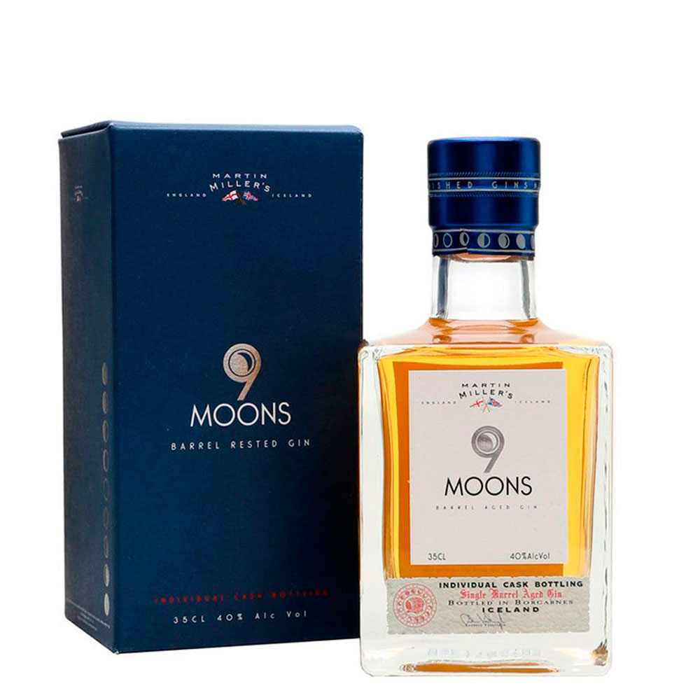 Ginebra Gin Martin Millers 9 Moons 0,35 Litros Estuche