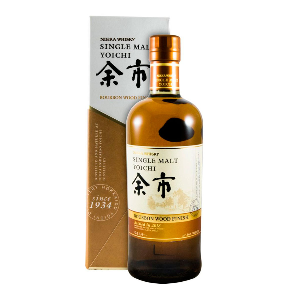 Whisky Whisky Nikka Yoichi Bourbon Wood Finish Estuche