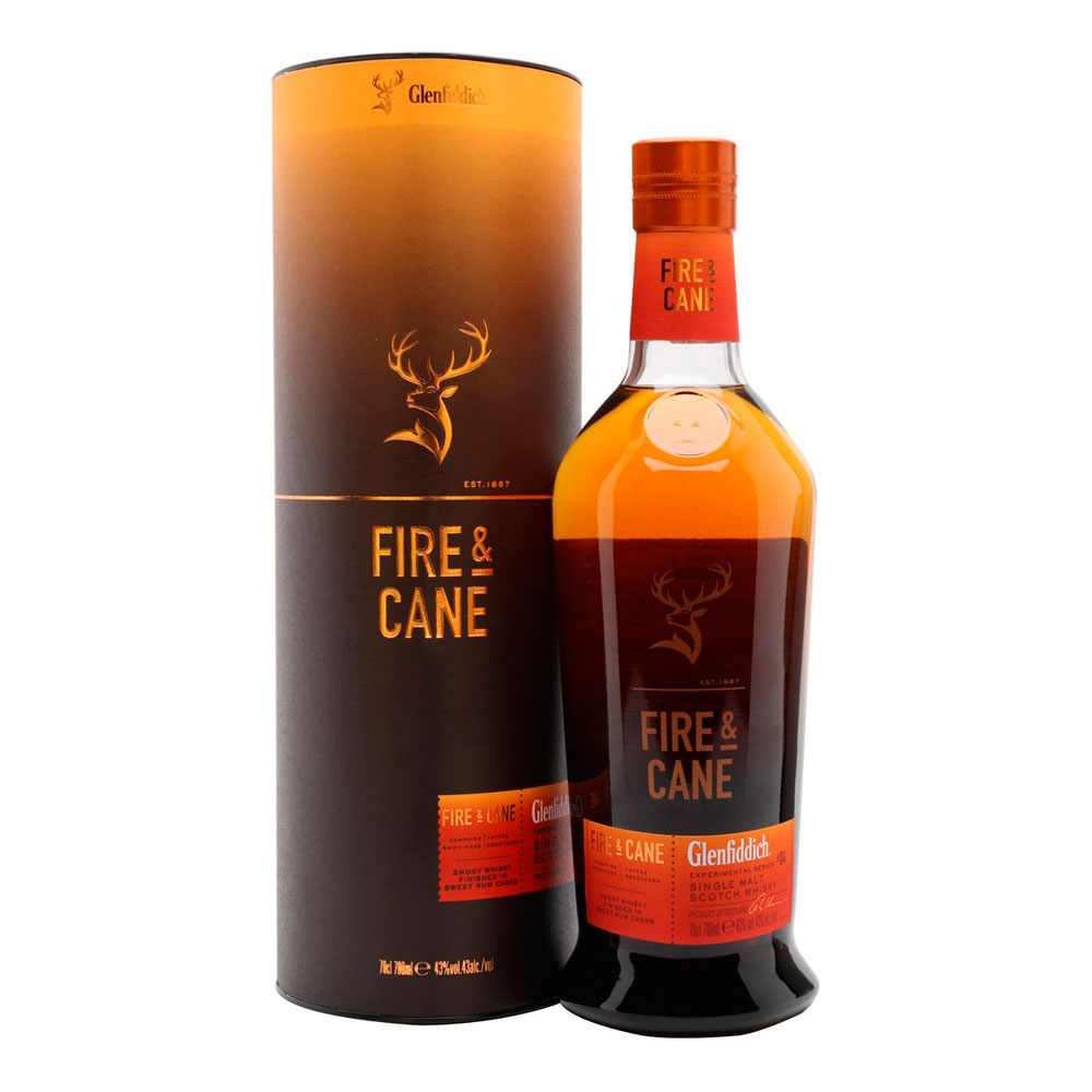 Whisky Glenfiddich Fire & Cane Estuche