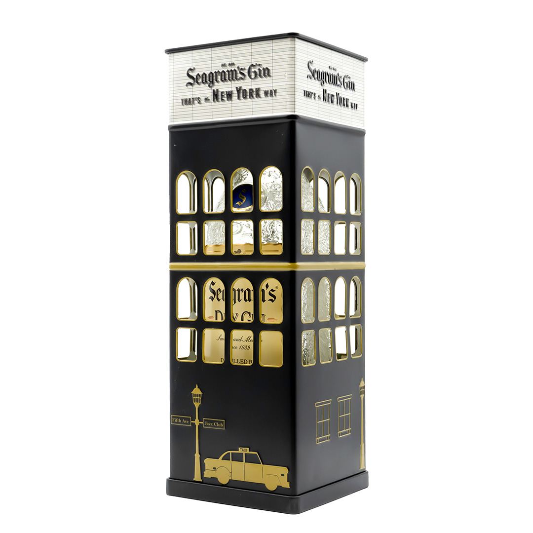  Seagrams Estuche Metalico