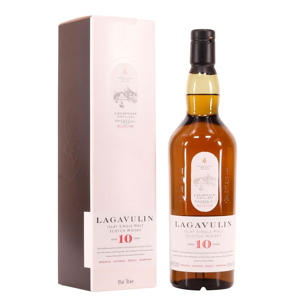 Whisky Lagavulin 10 Años Estuche