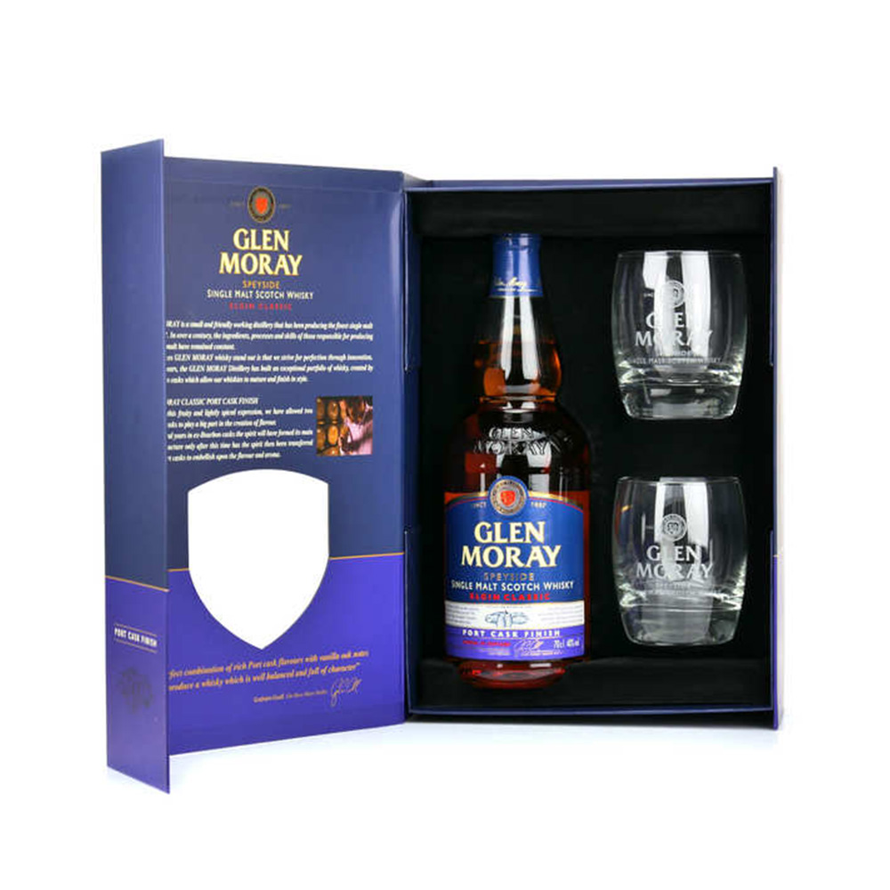 Whisky Glen Moray Port Cask Finish 2 Vasos