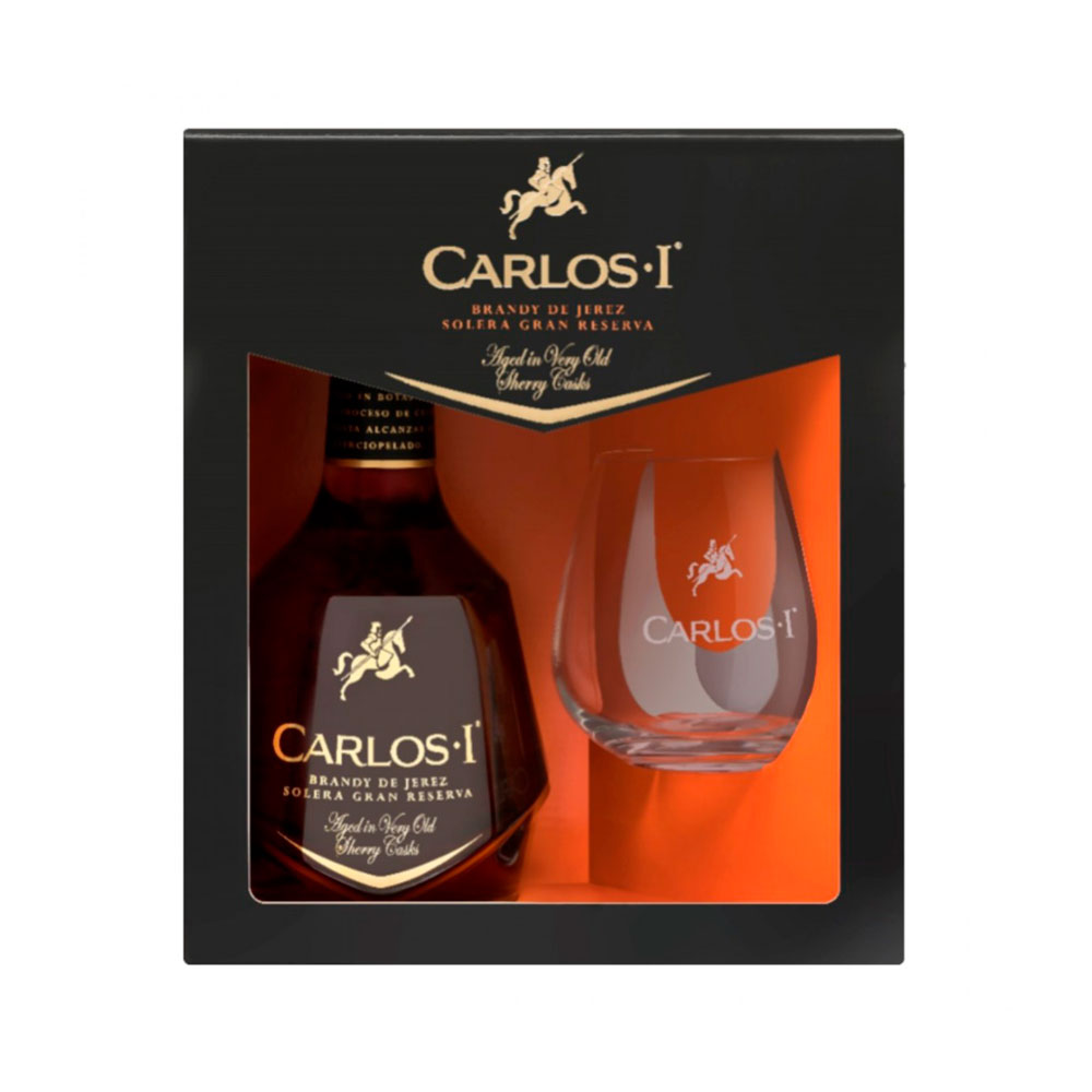 Brandy Carlos I Estuche Vaso