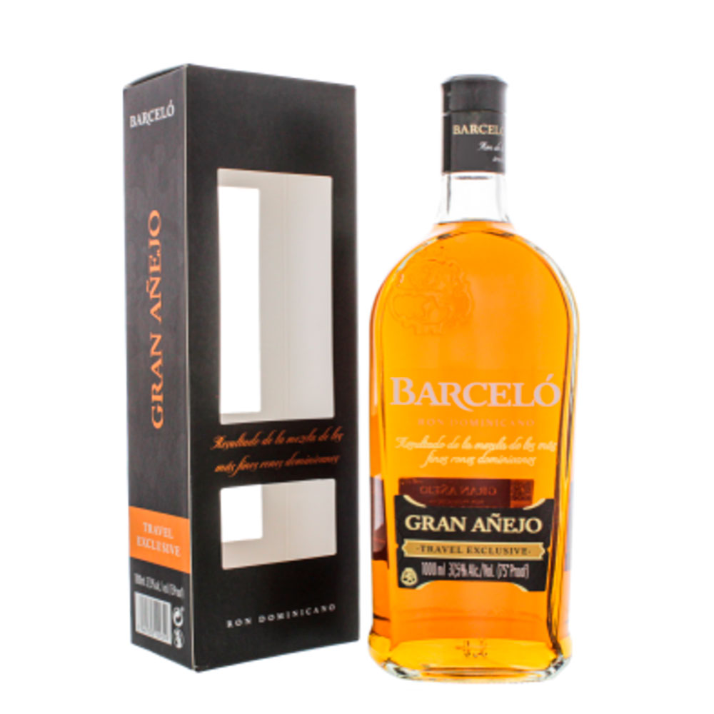 Ron Barcelo Gran Añejo 1 Litro Estuche