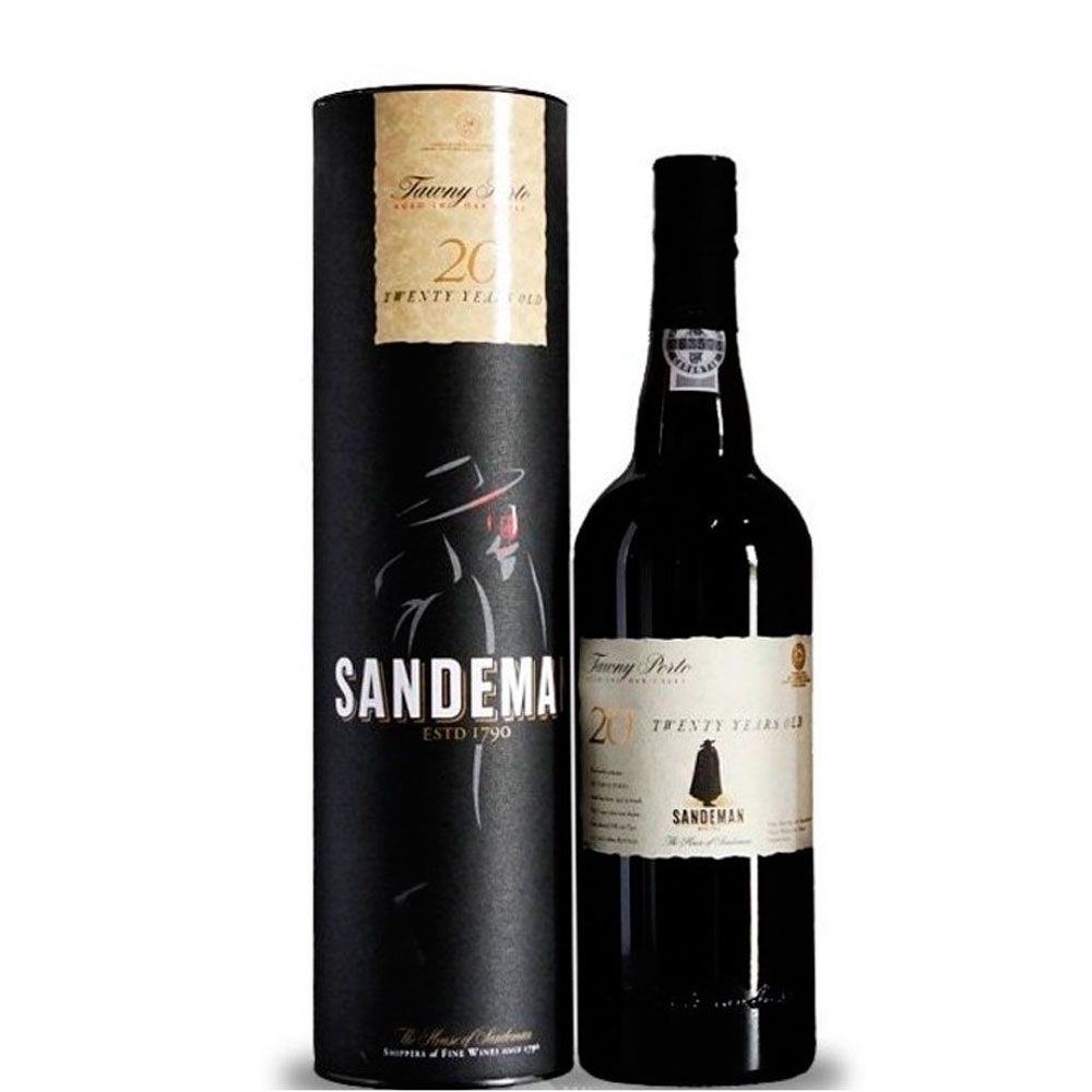 Vino Oporto Sandeman 20 Años 0,75 Litros Estuche