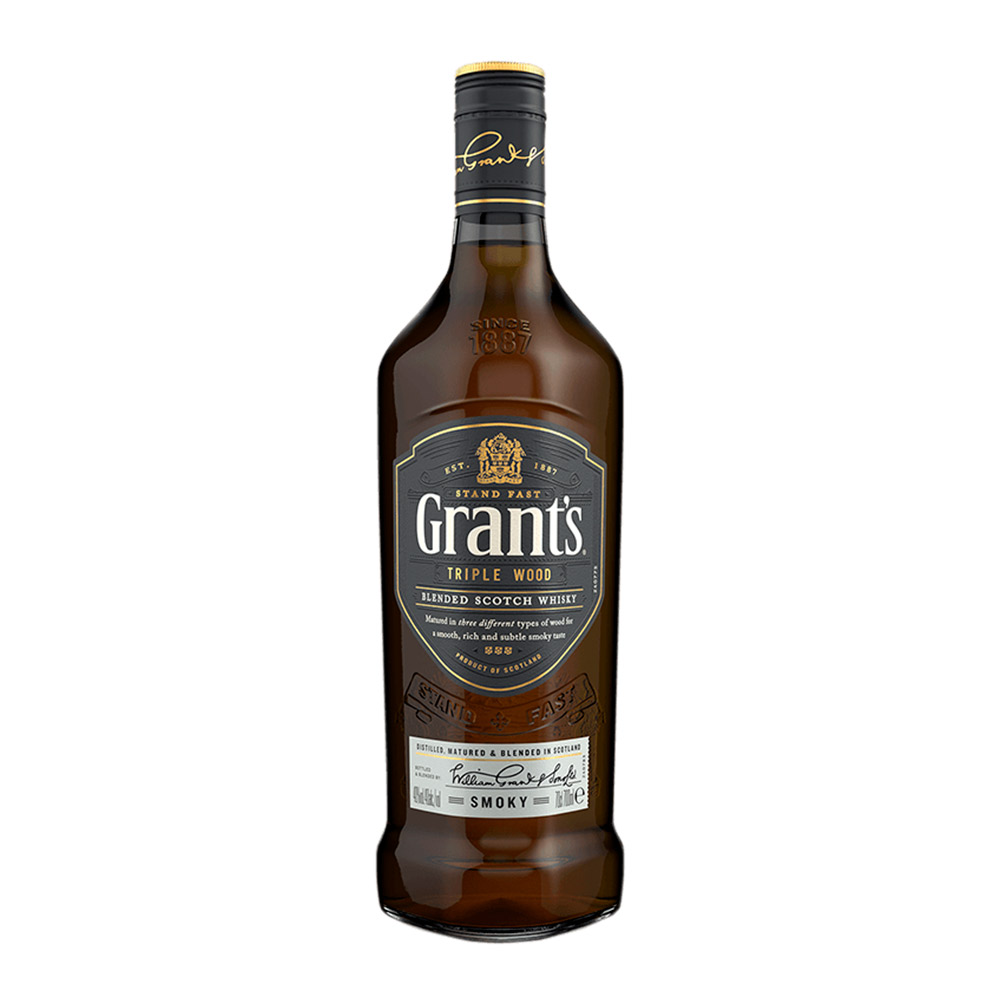 Whisky Grants Triple Wood Smoky 1 Litro