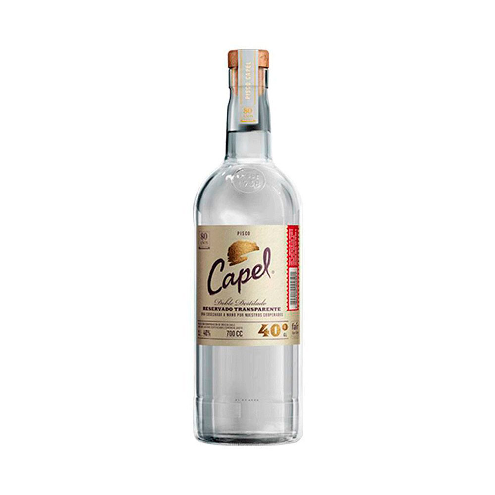 Aguardiente Pisco Capel Doble Destilado