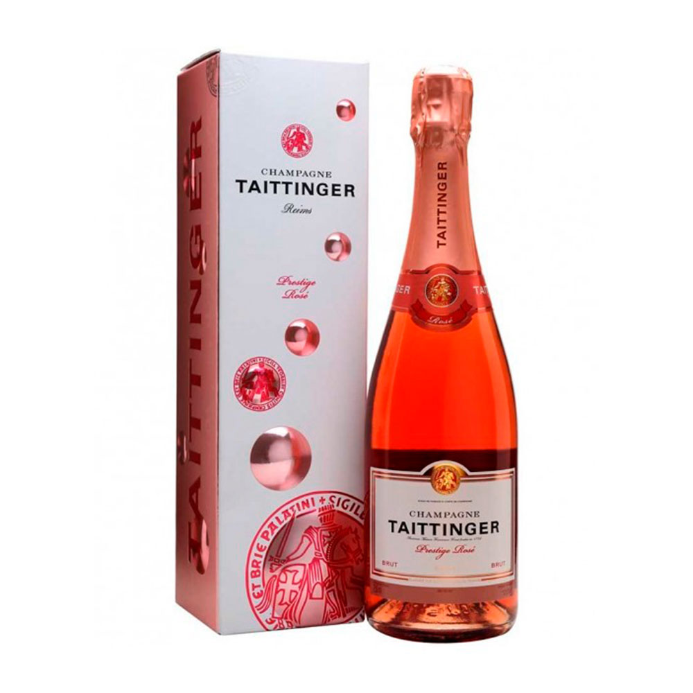 Champagne Taittinger Prestige Rose 0,75 Litros Estuche