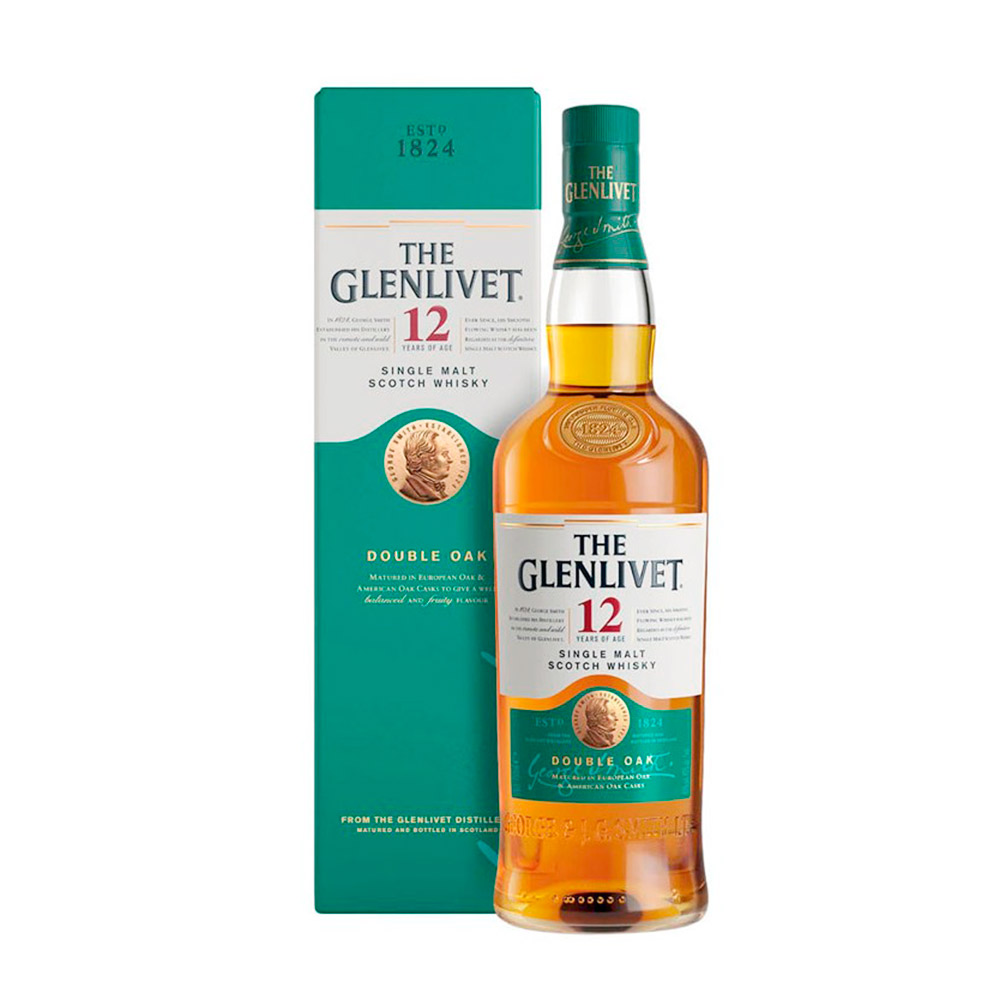 Whisky Glenlivet 12 Años Double Oak Estuche