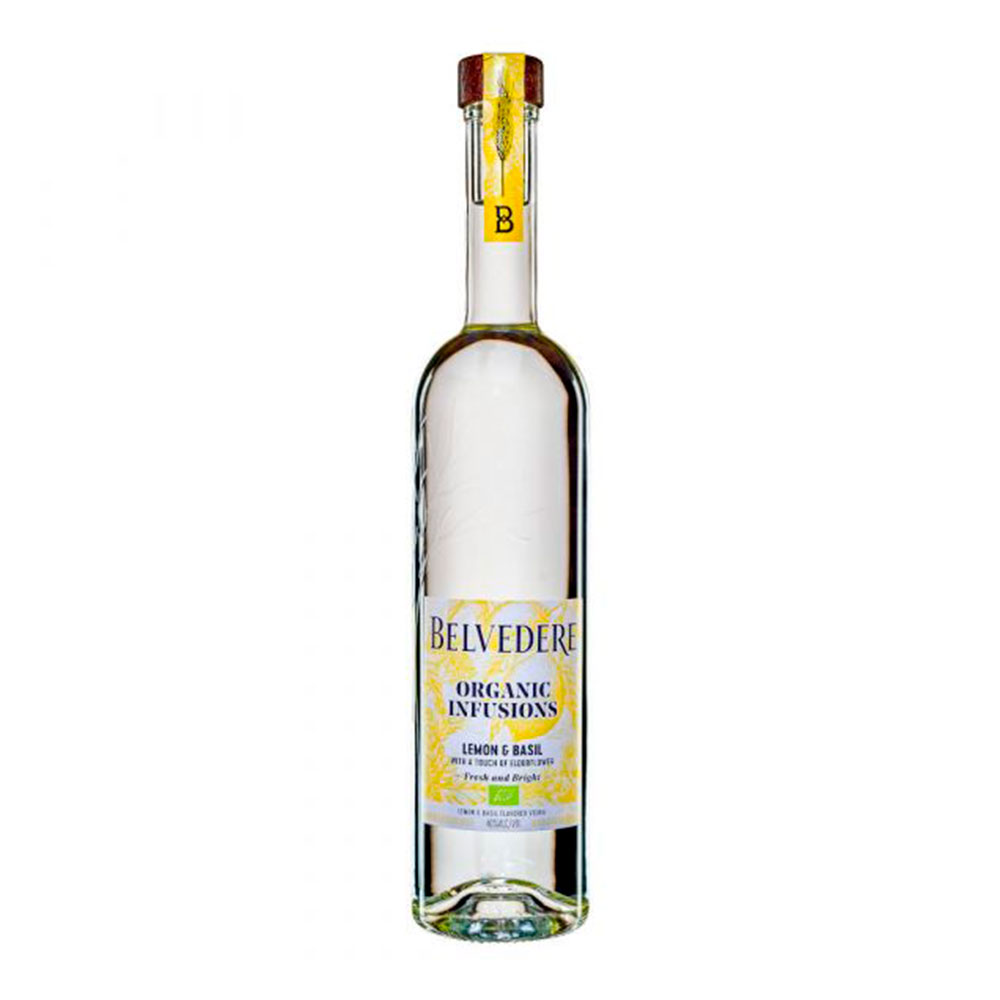 Vodka Belvedere Organic Infusion Lemon & Basil 1 Litro