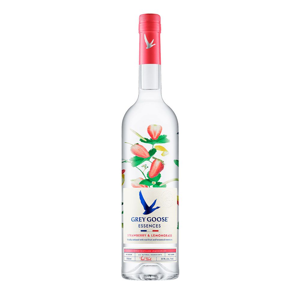 Vodka Grey Goose Essence Strawberry & Lemongrass 1 Litro