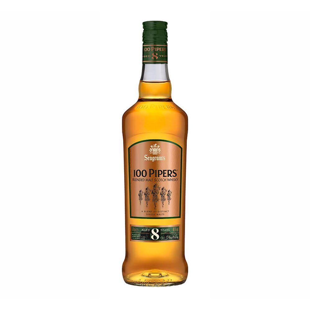 Whisky 100 Pipers 8y