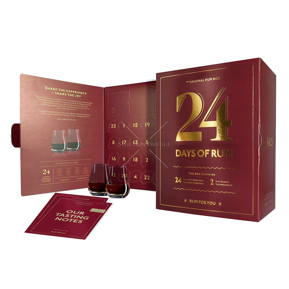 Ron The Original Rum Calender 24 Days Of Rum Miniatura 2 Vasos