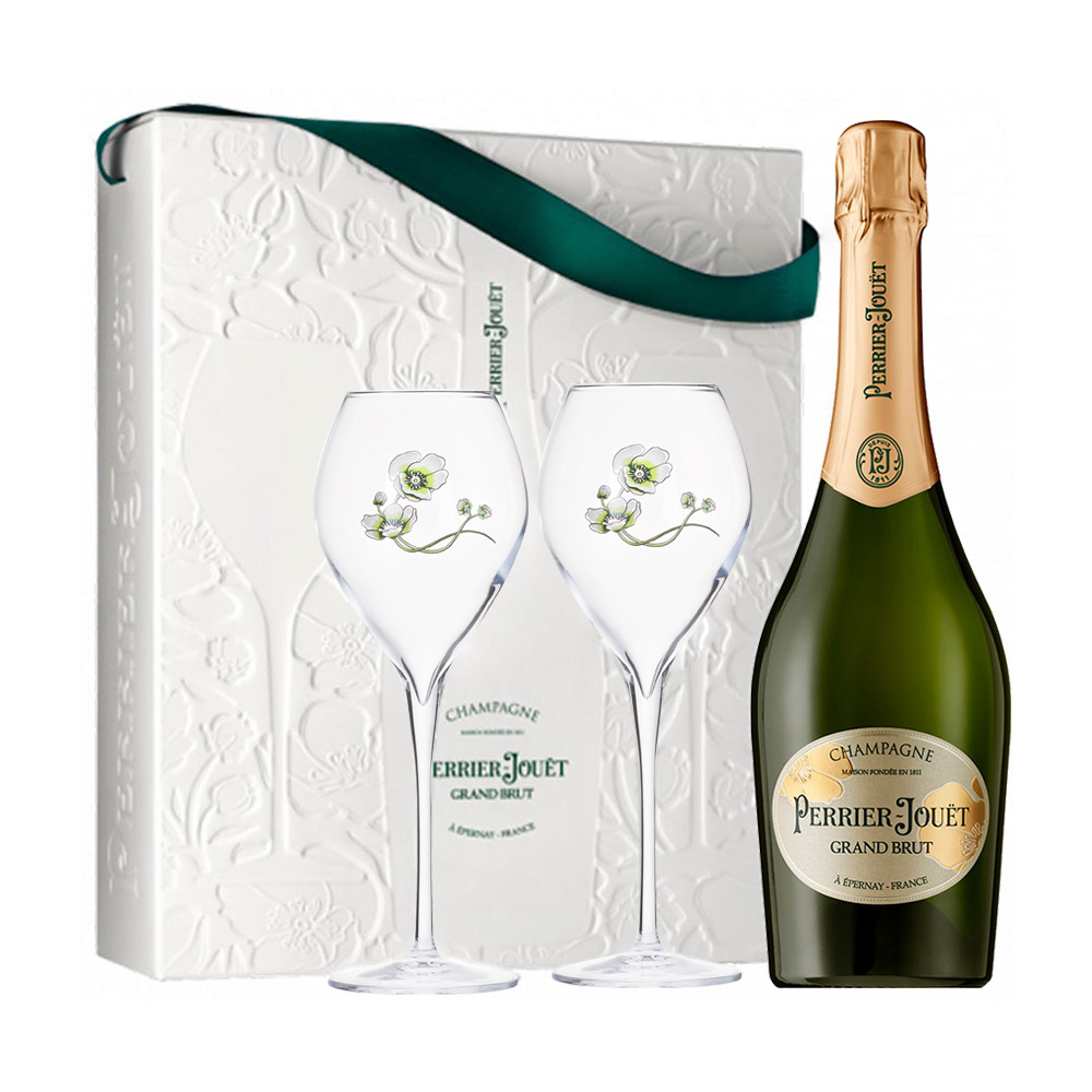 Champagne Perrier Jouet Grand Brut 0,75 Litros 2 Copas