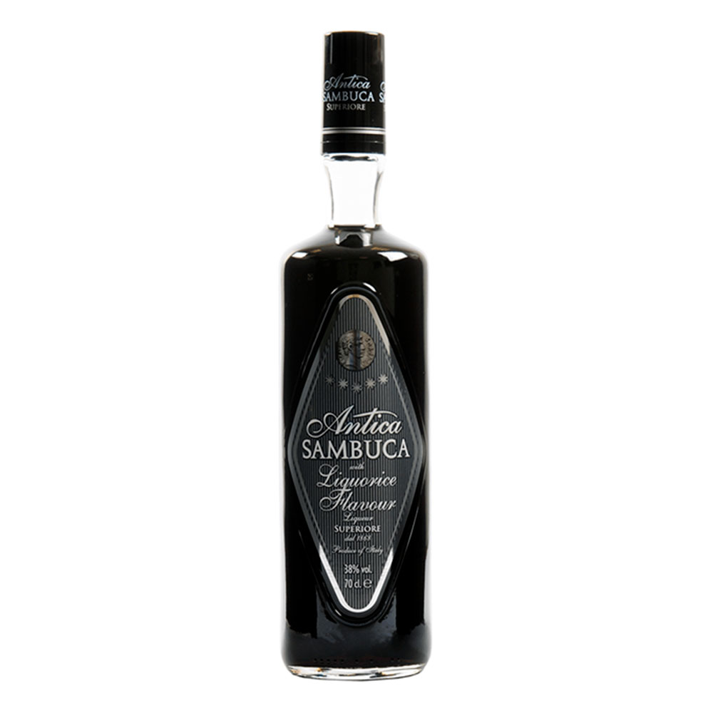 Licor Antica Sambuca Black