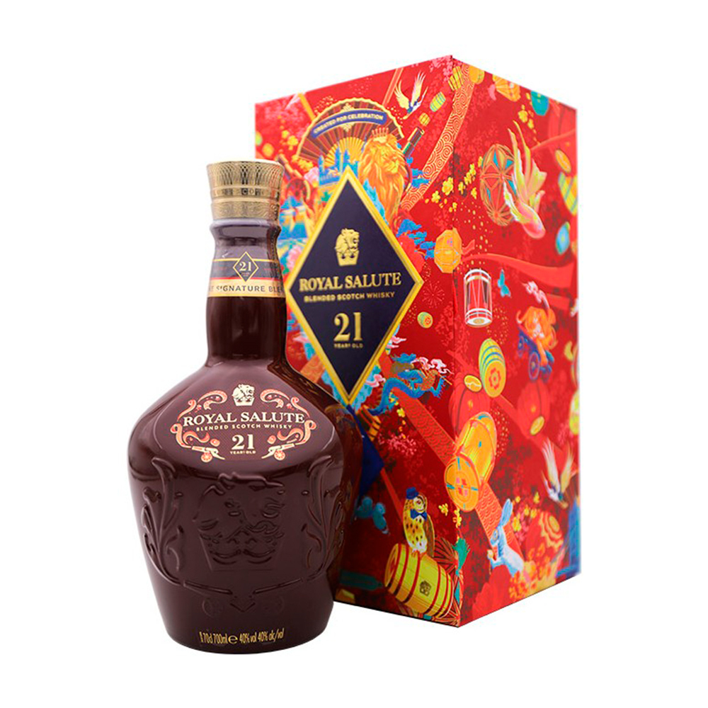  Chivas Regal 21 Años Royal Salute Año Nuevo Lunar Estuche