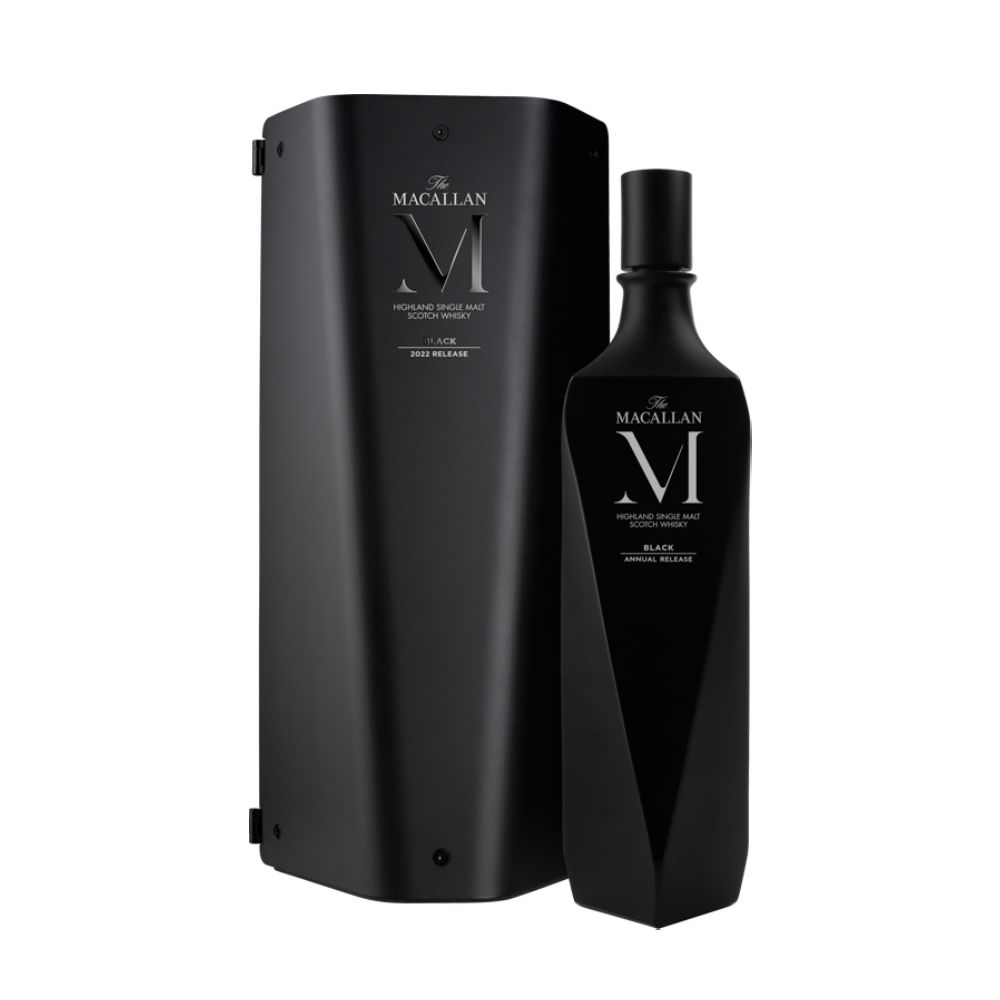  Macallan M Decanter Black 2023 Release Estuche