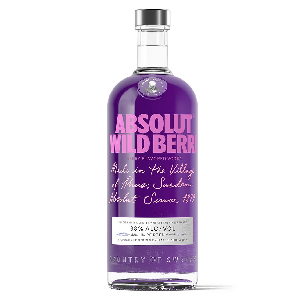  Absolut Wild Berries 1 Litro