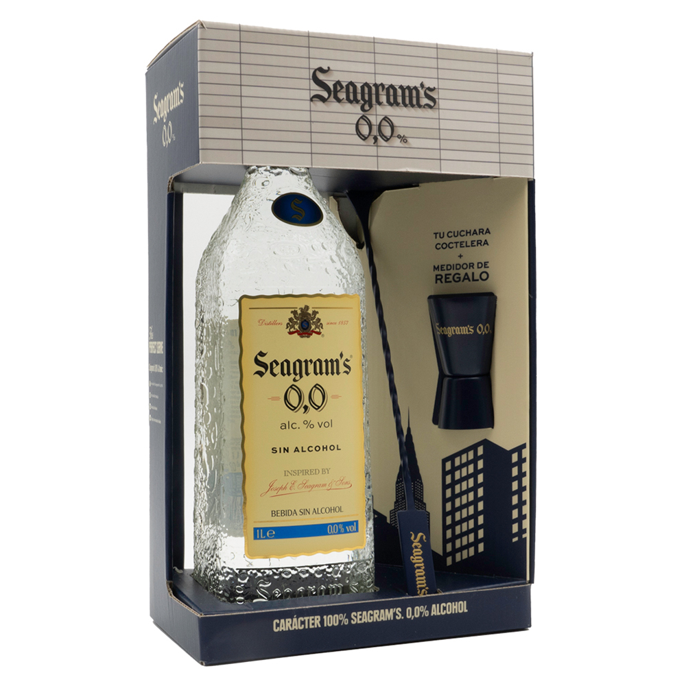  Seagrams 0.0 1 Litro Medidor Removedor