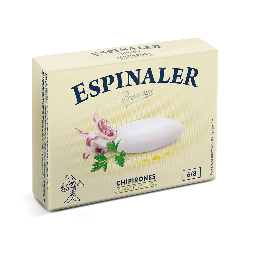 Chipirones en aceite de oliva 6-8 piezas