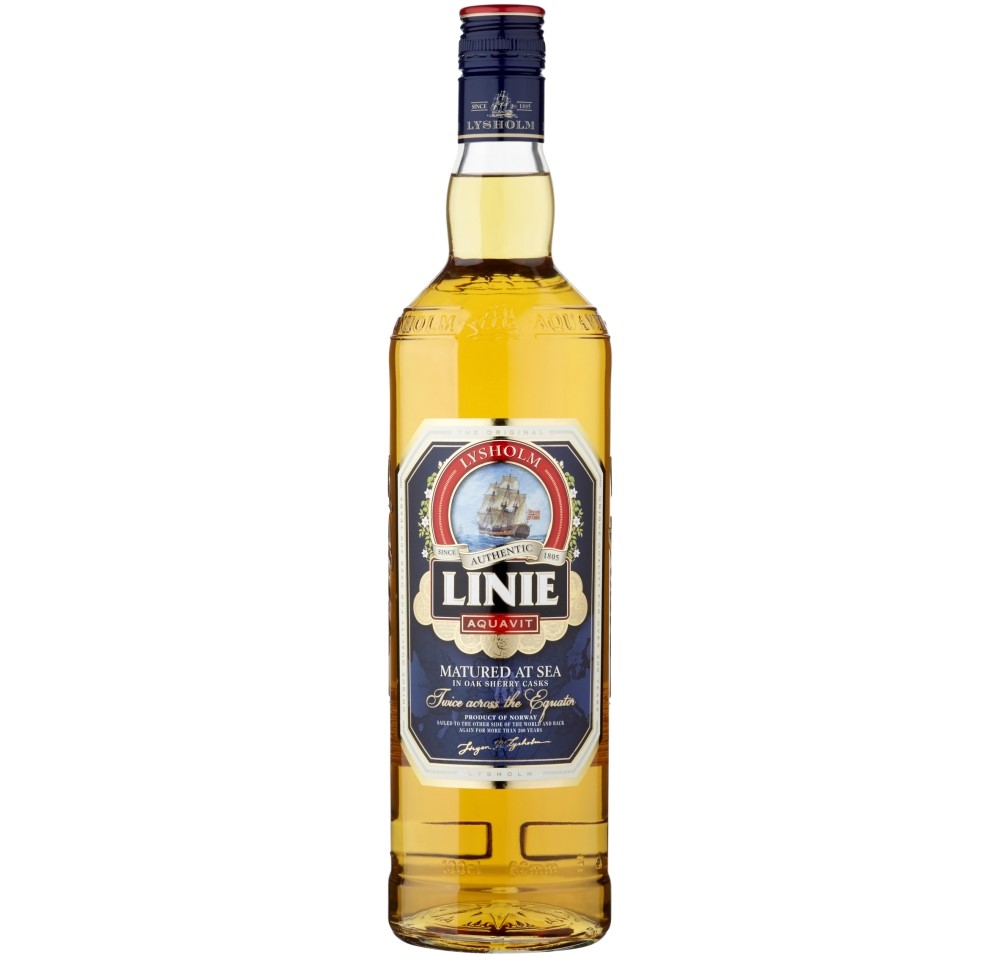 Aguardiente Lysholm Linie Aquavit 1L: Tradición Noruega | TopDrinks