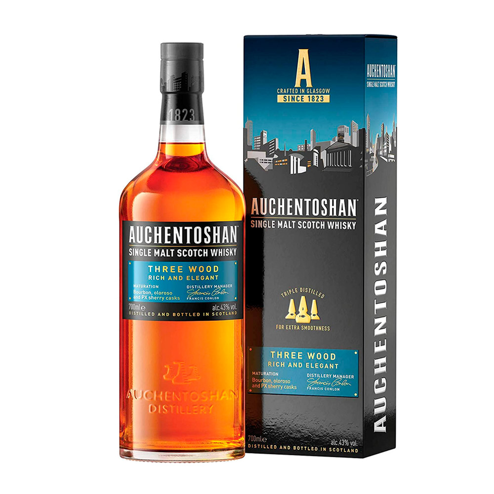 Whisky Whisky Auchentoshan Threewood Estuche