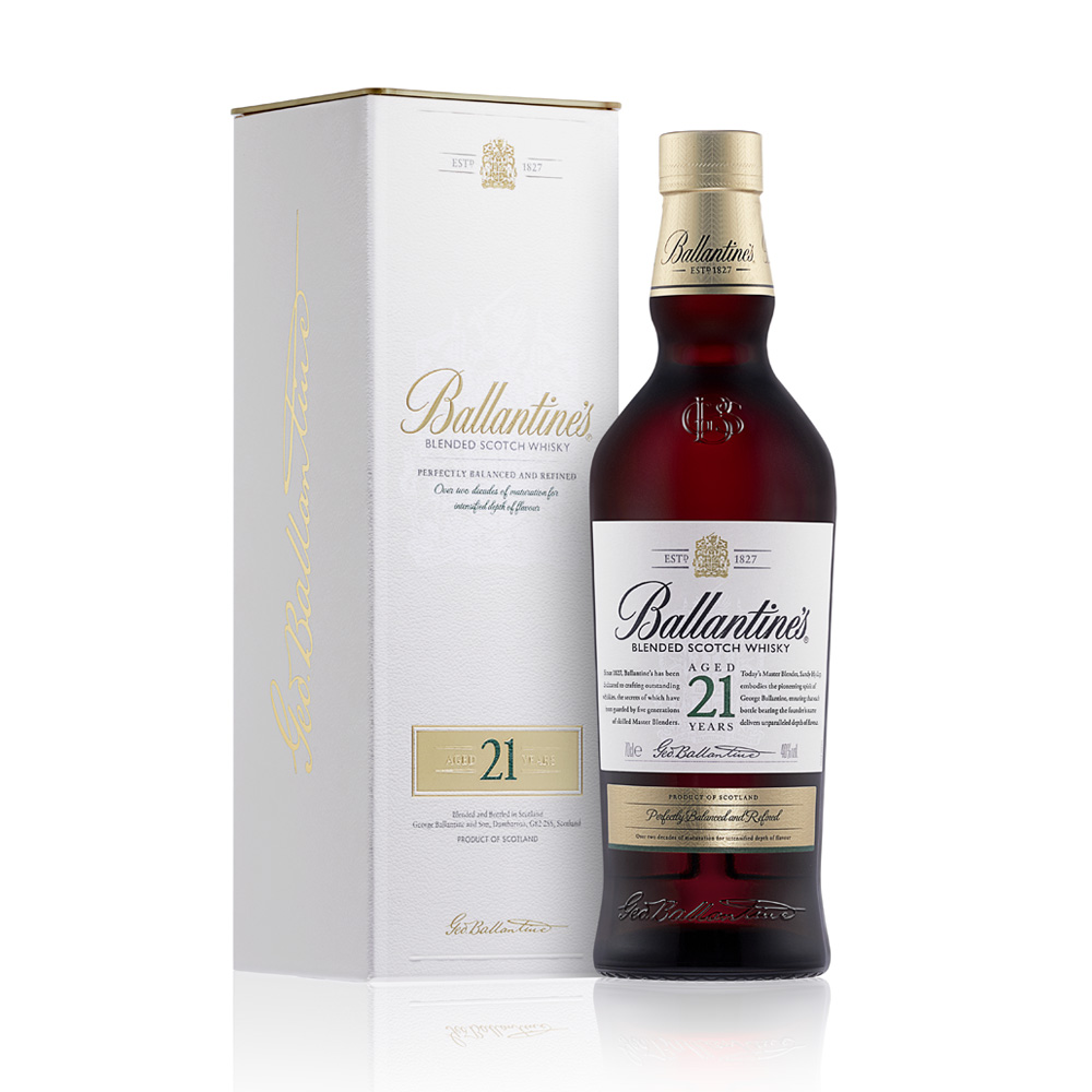 Whisky Ballantines 21 Años Estuche