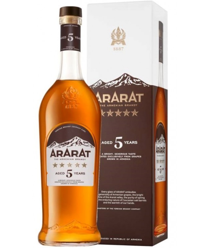 Brandy Ararat 5 Star Estuche