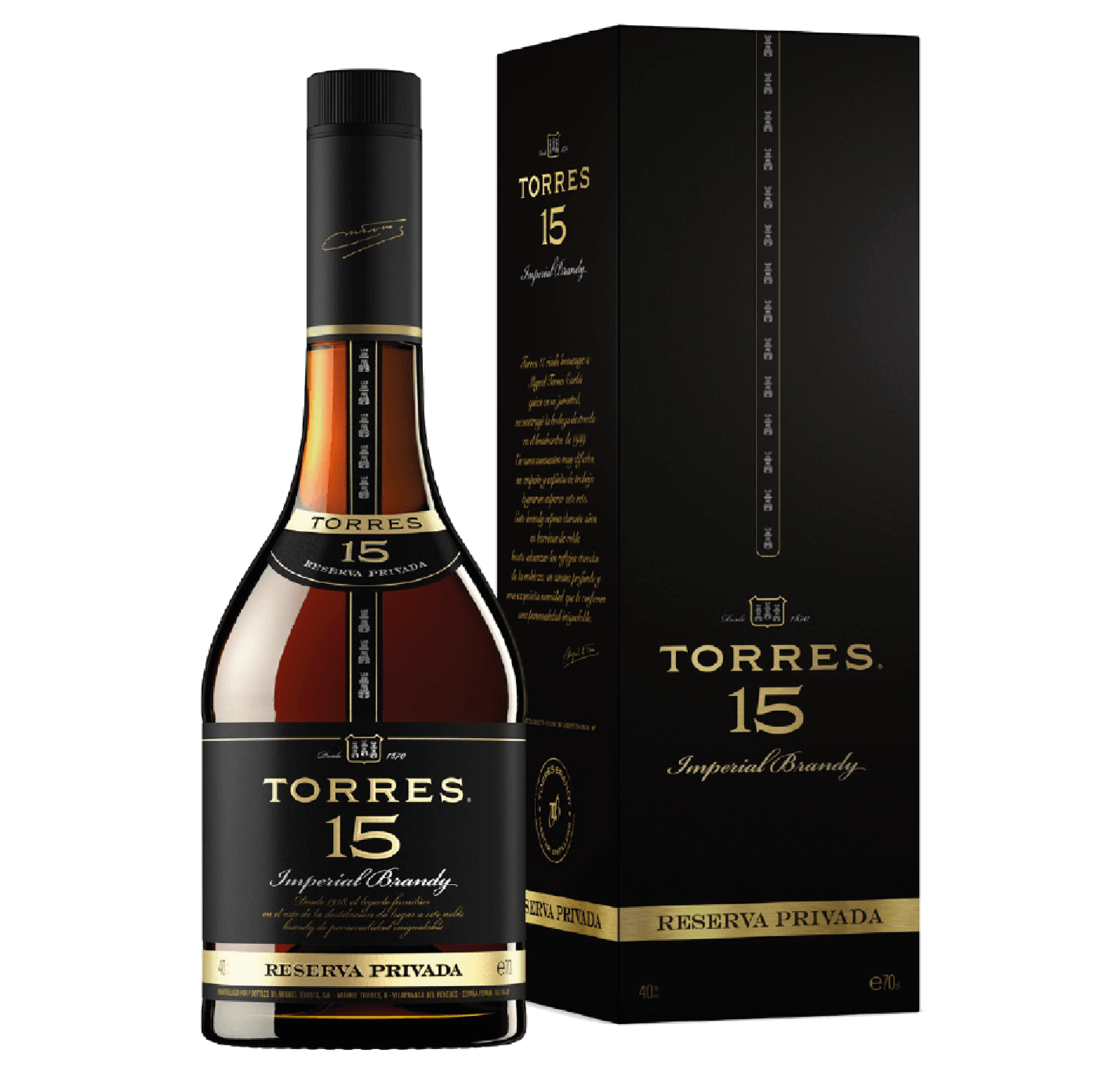 Brandy Torres 15 Años 1 Litro Estuche