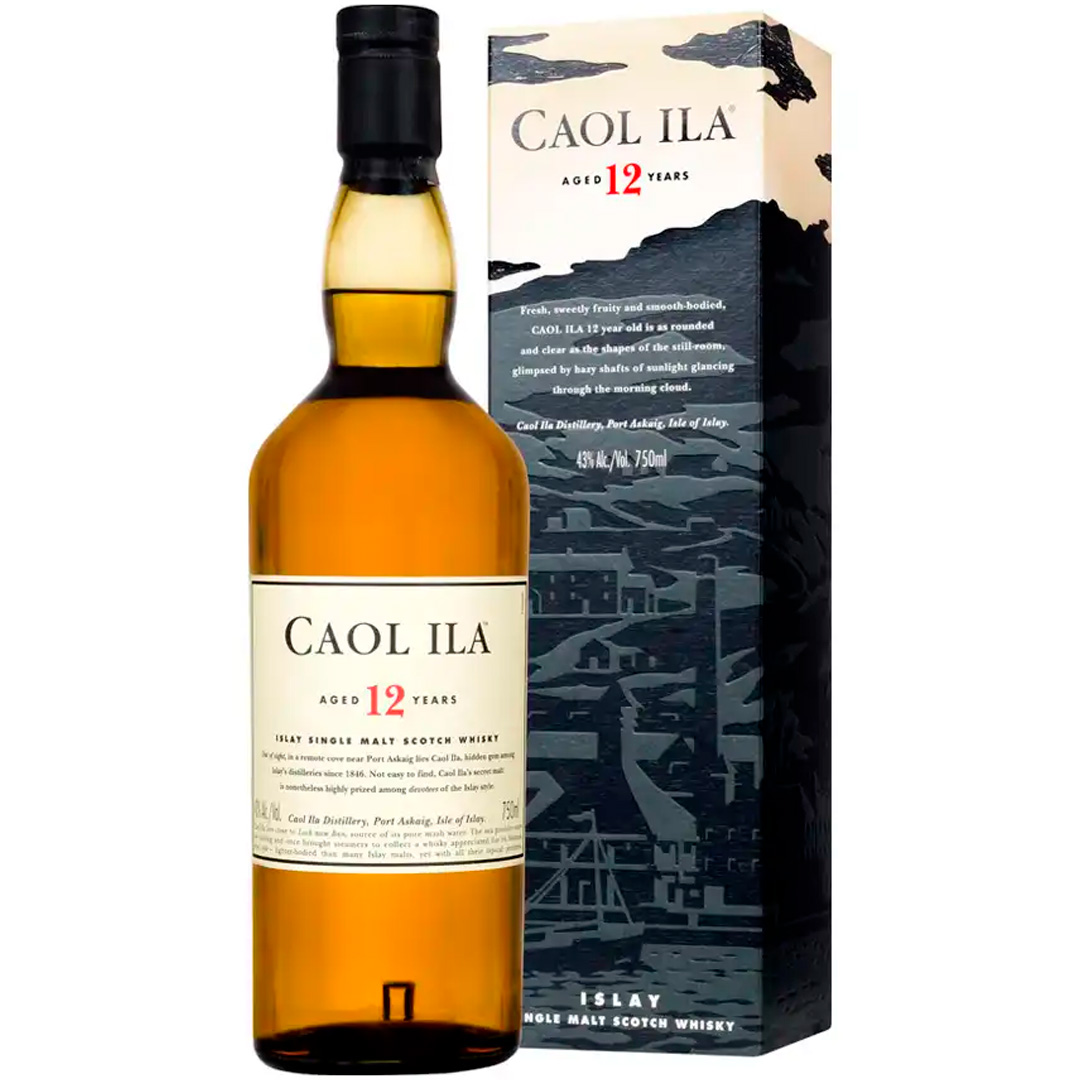 Comprar Whisky Caol Ila 12 Años litro con estuche | Topdrinks