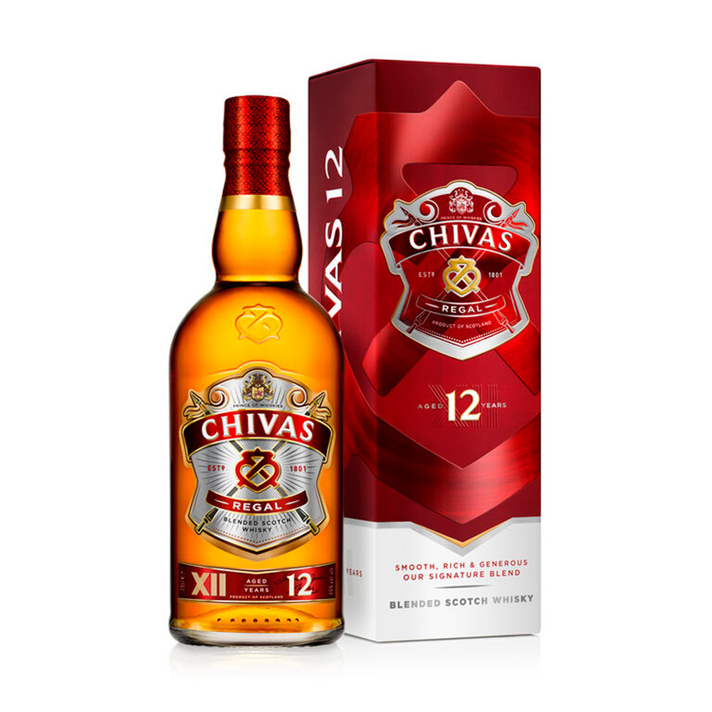 Whisky Whisky Chivas Regal 12 Años Estuche