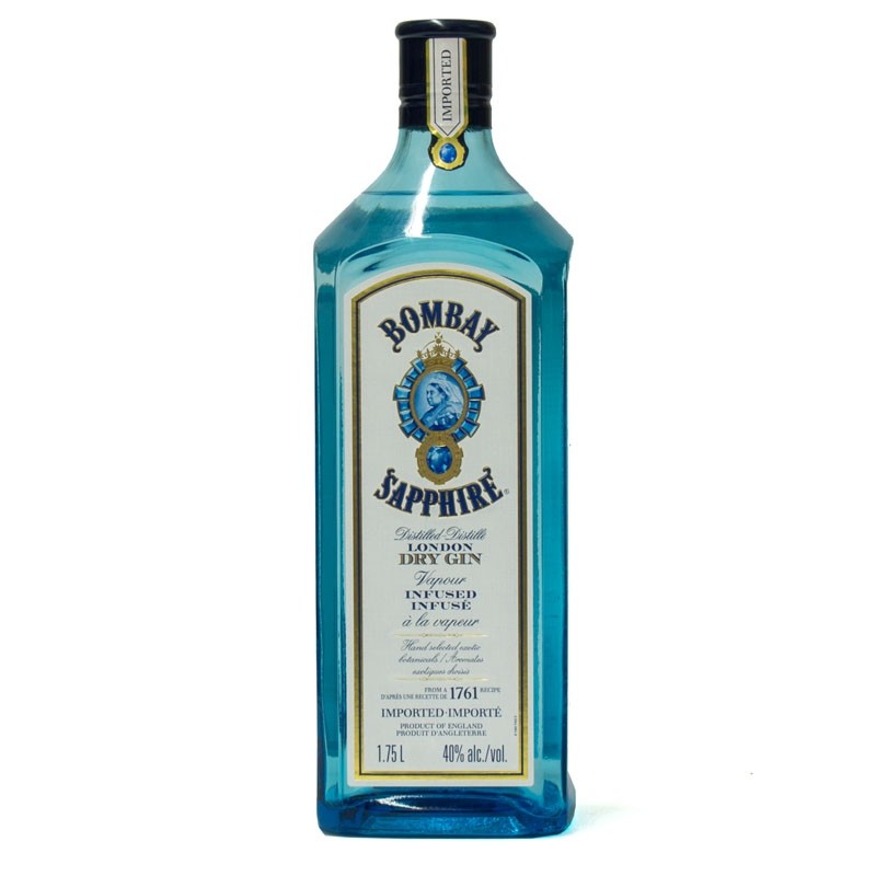 Ginebra Gin Bombay Sapphire 1,75 Litros