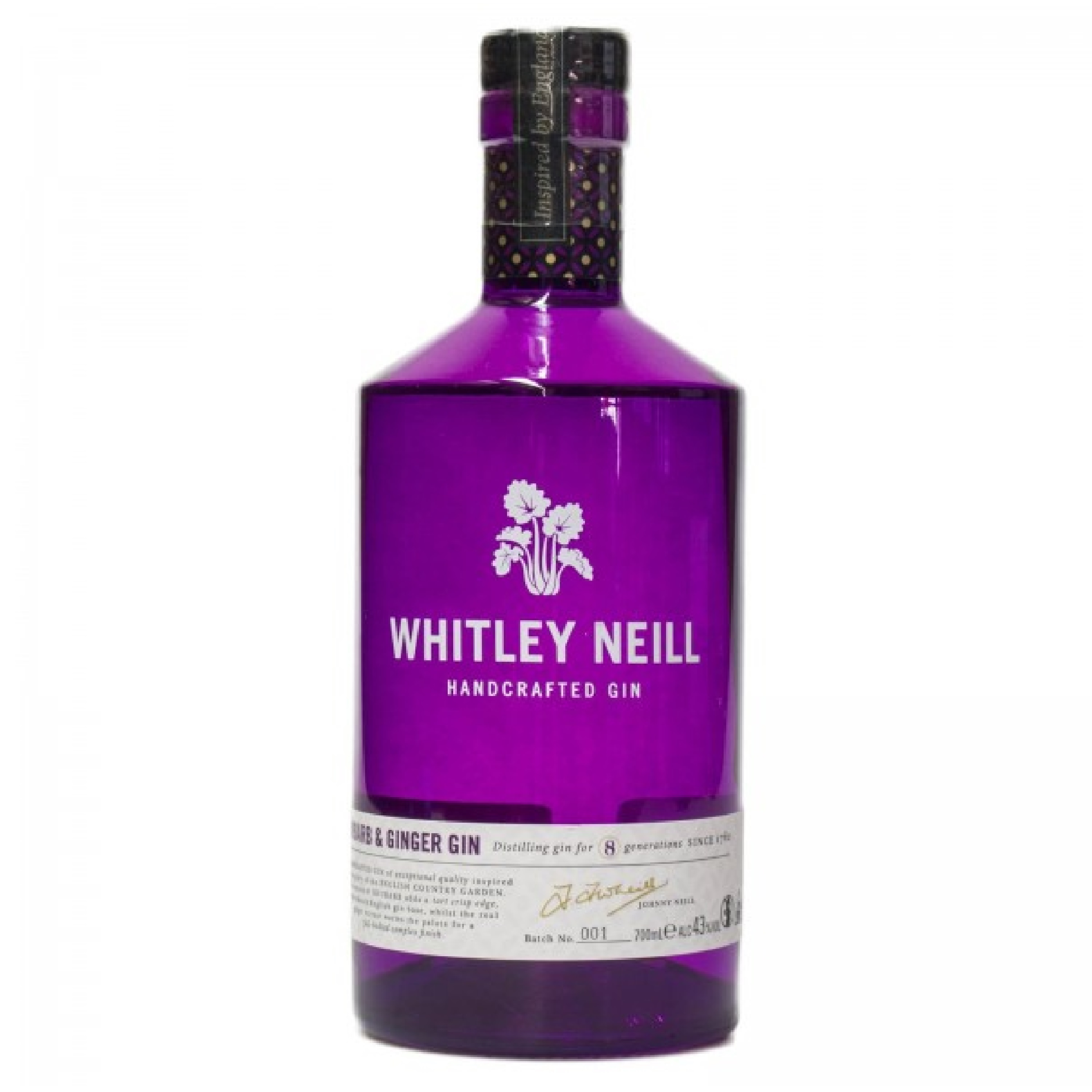 Ginebra Gin Whitley Neill Rhubarb & Ginger