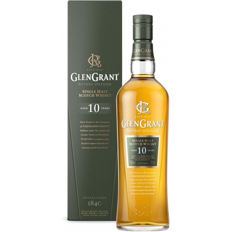 Whisky Whisky Glen Grant 10 Años 1 Litro Estuche