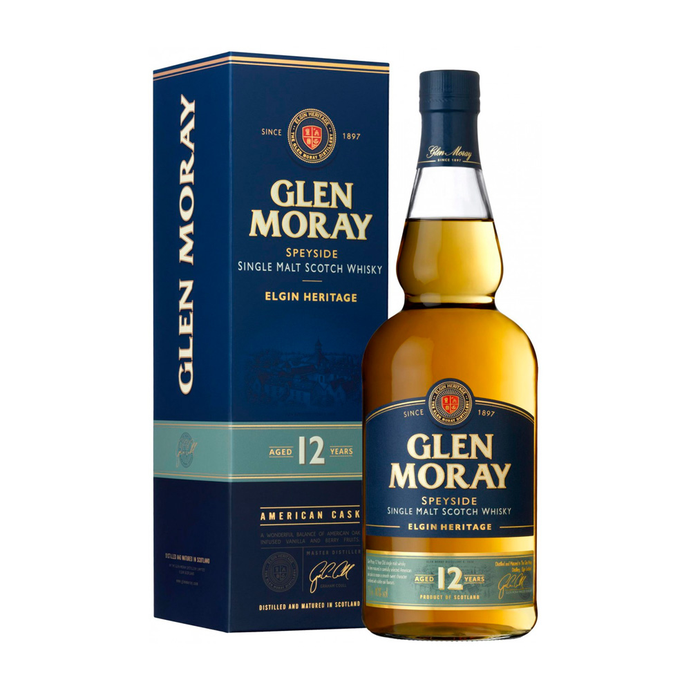 Whisky Glen Moray 12 Años Single Malt Estuche