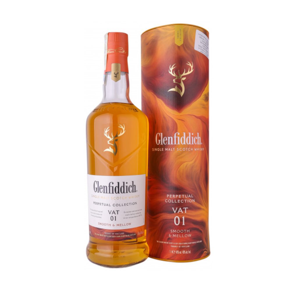 Whisky Glenfiddich Vat 1 Smooth & Mellow 1 Litro Estuche