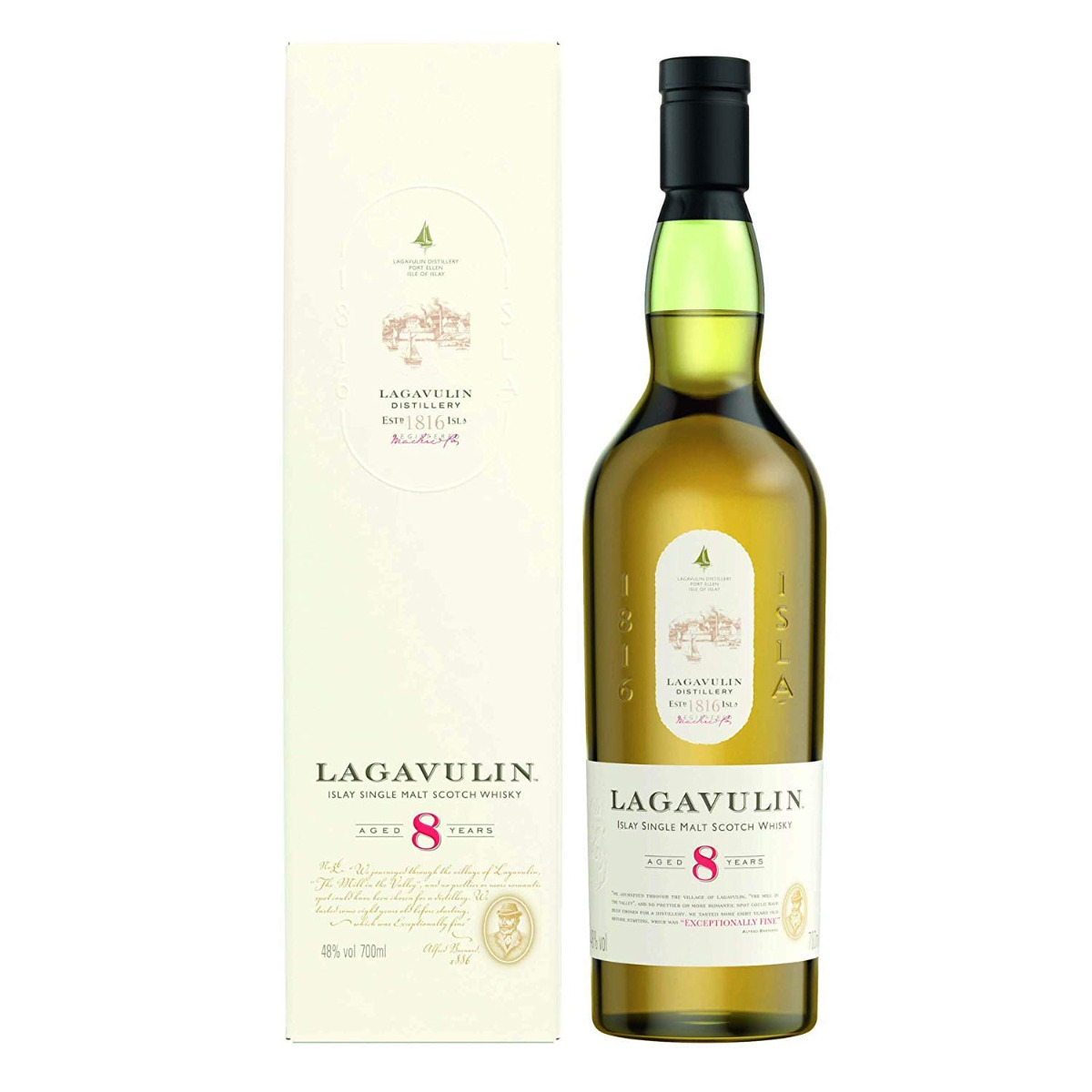 Whisky Lagavulin 8 Años Estuche