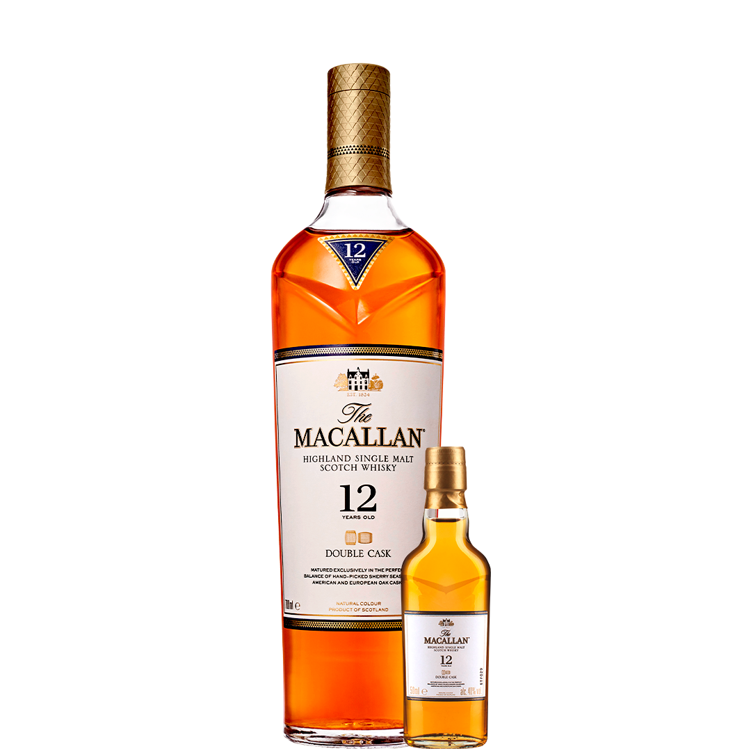 Comprar Macallan 12 Double Cask con miniatura de regalo | Topdrinks