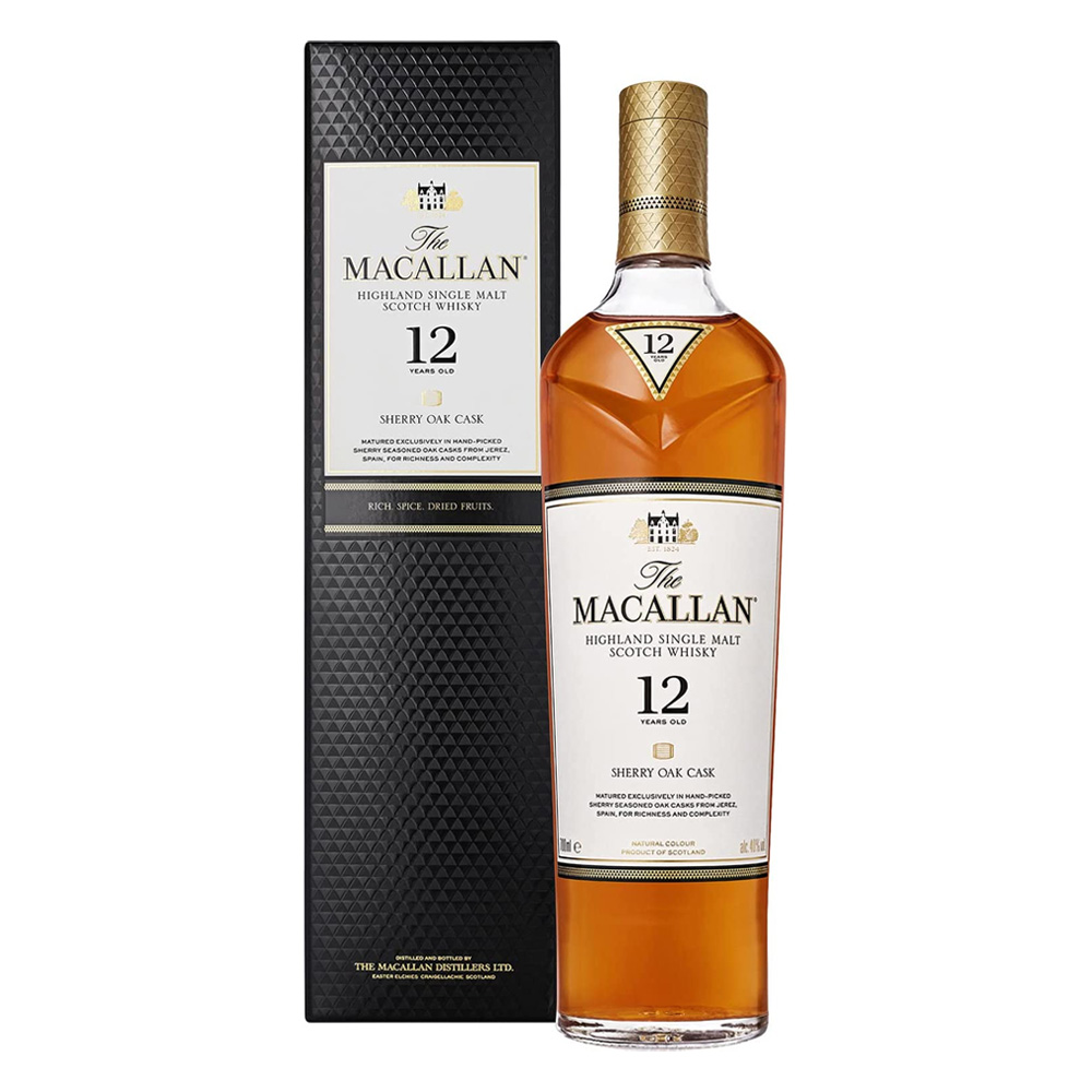 Whisky Macallan 12 Años Sherry Oak Estuche