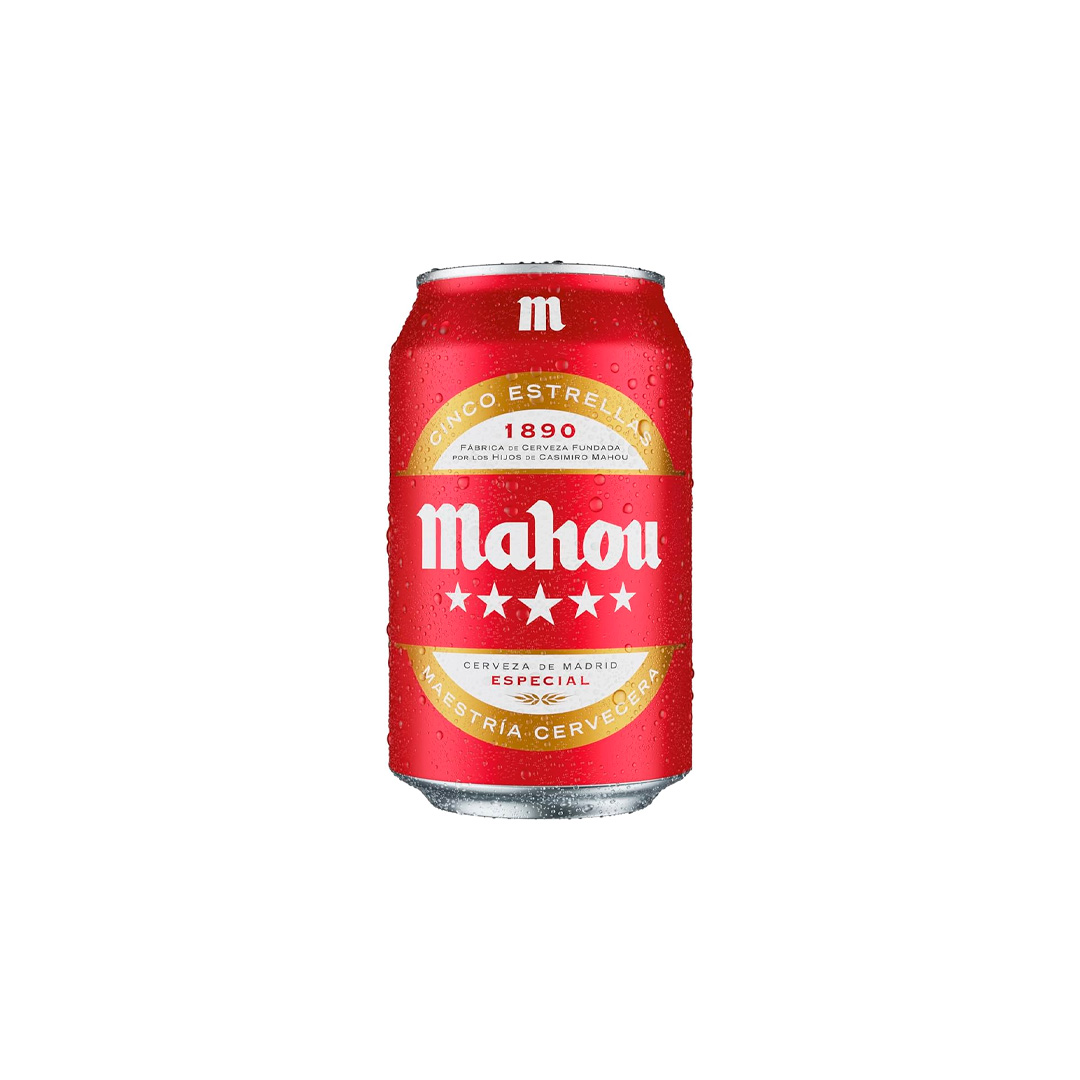  Mahou 5 Estrellas Lata 0,33 Litros