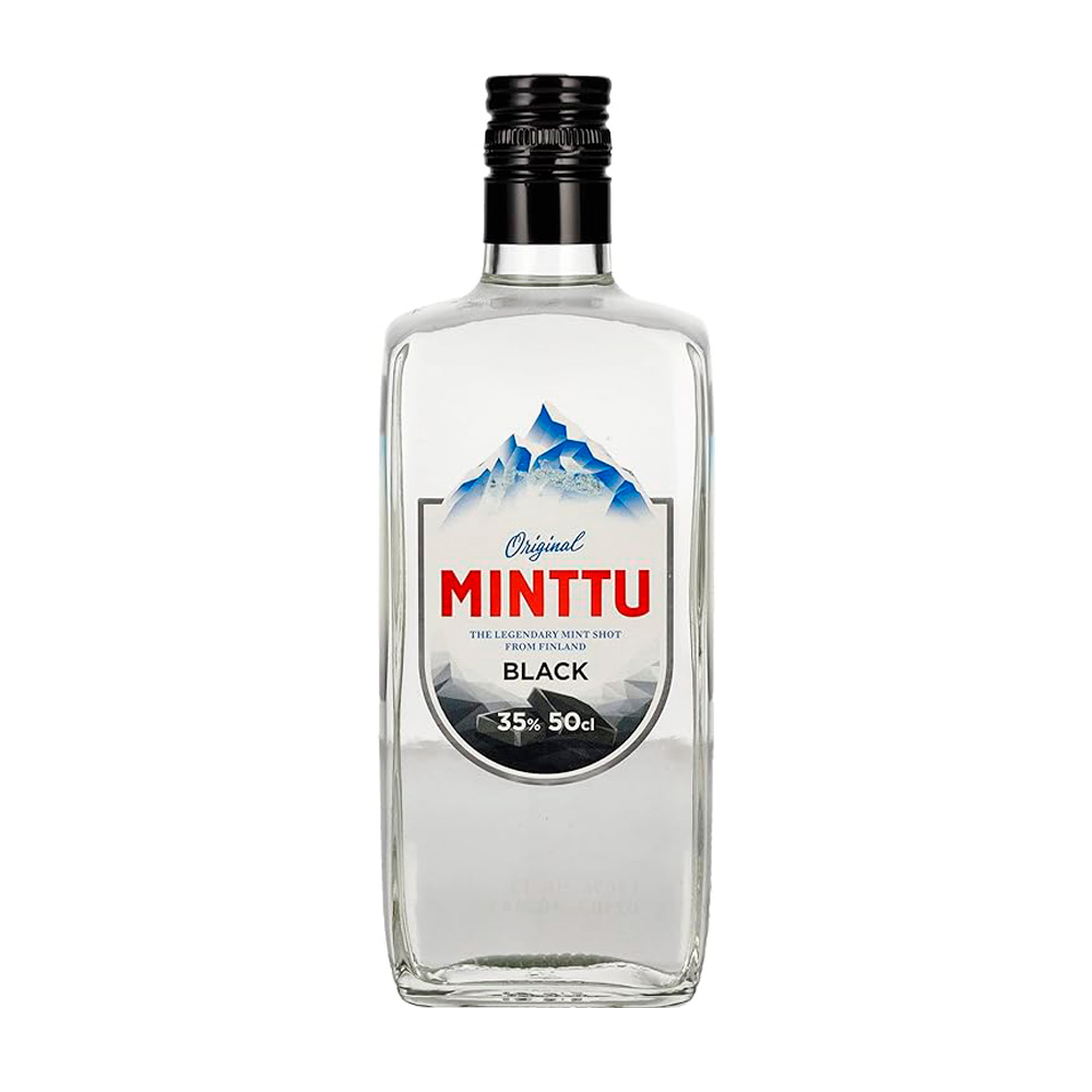 Licor Minttu Black 0,5 Litros