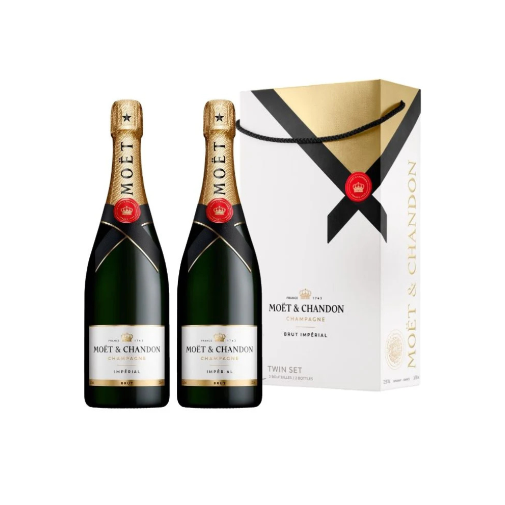  Moet Chandon Brut Imperial Twin Pack 2x75cl 0,75 Litros