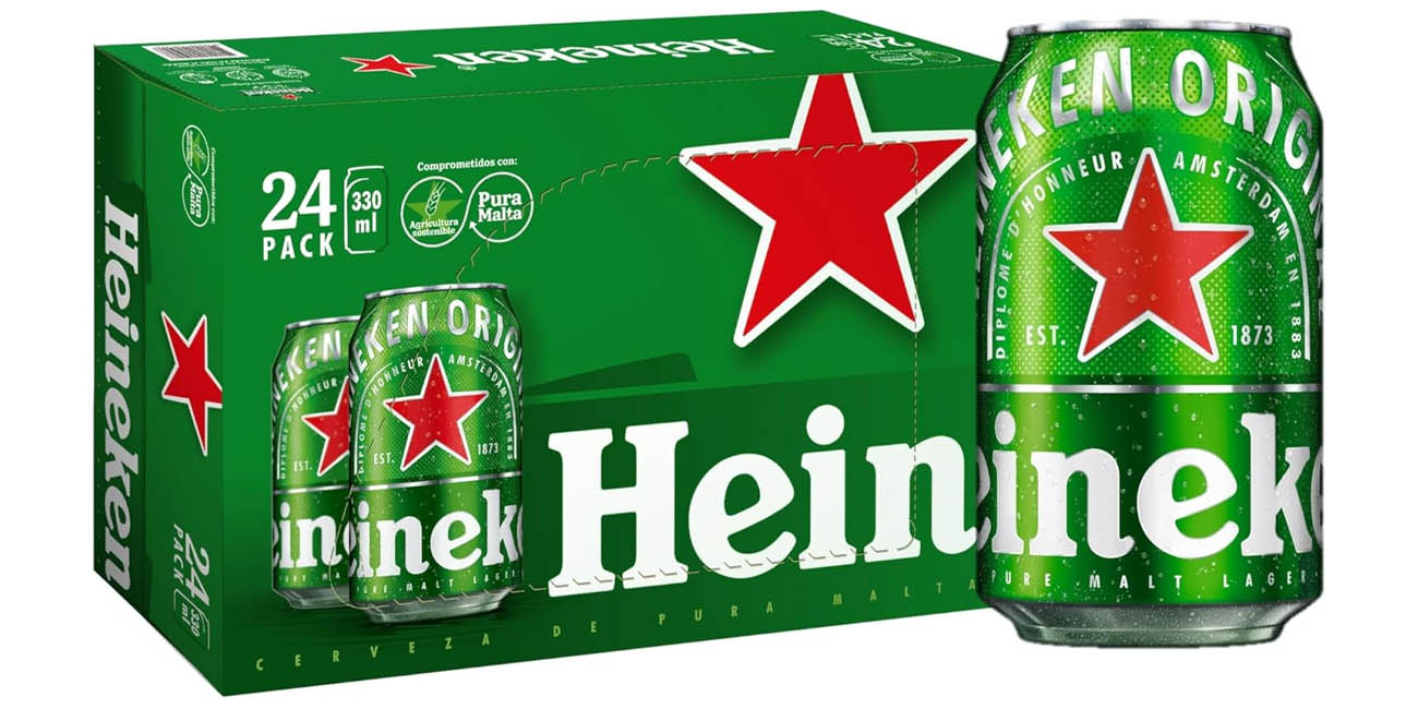 Cerveza Cerveza Heineken Lata 0,33 Litros