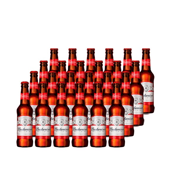 Cerveza Cerveza Budweiser Botella 0,33 Litros