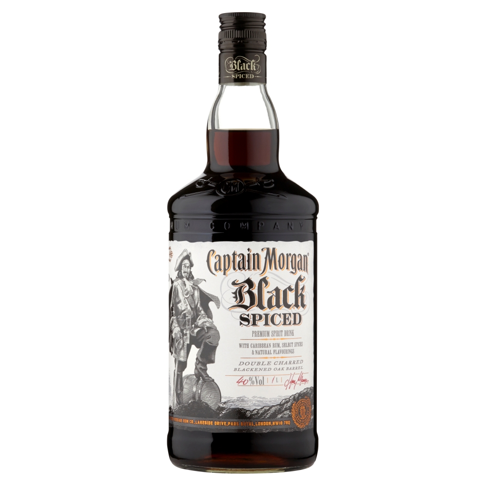 Ron Captain Morgan Black Spiced 1 Litro