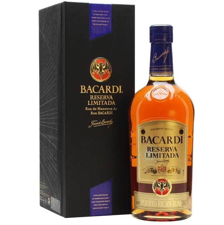 Ron Bacardi Reserva Limitada Edicion Nueva 1 Litro Estuche