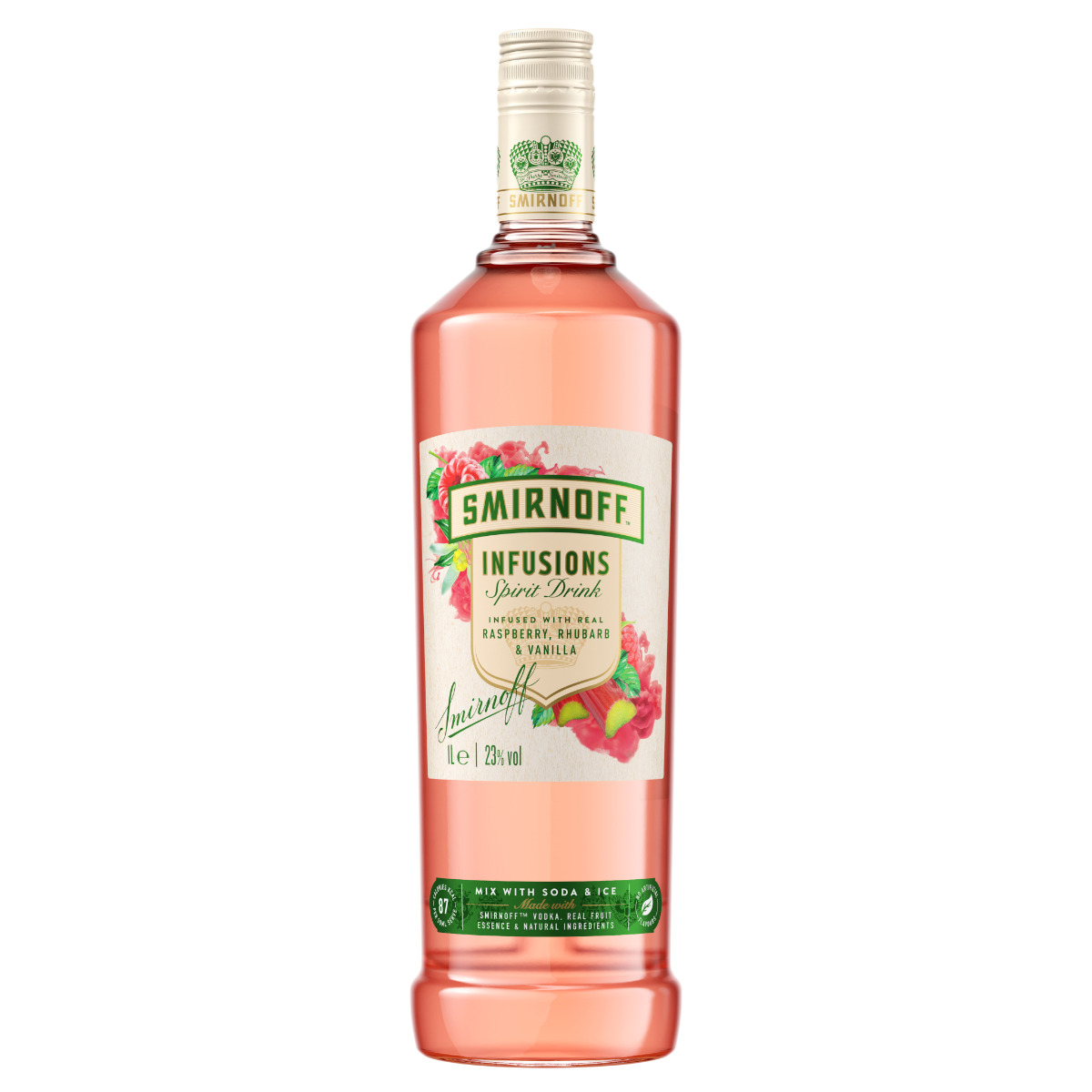 Vodka Smirnoff Infusions Raspberry 1 Litro