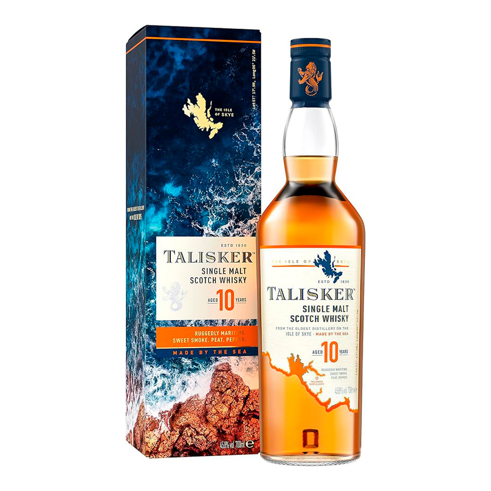 Whisky Talisker 10 Años Estuche