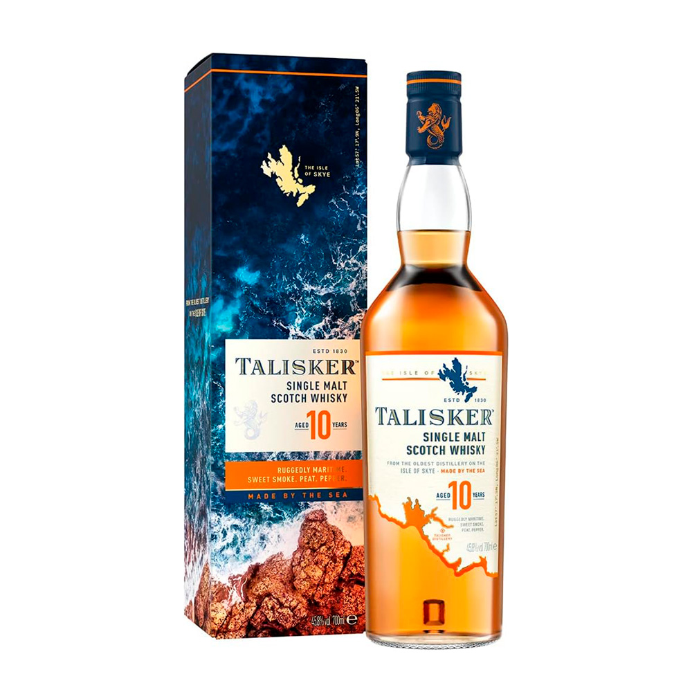 Whisky Talisker 10 Años Estuche