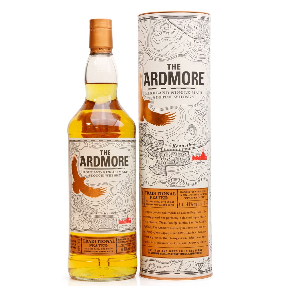 Whisky Ardmore Tradition Peated 1 Litro Estuche